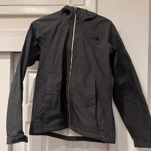 North Face Women's Dark Gray Rain Jacket